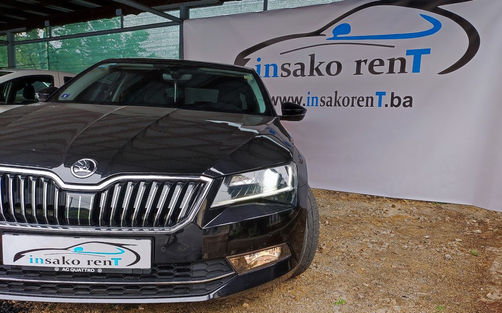 Škoda Superb DSG rent a car